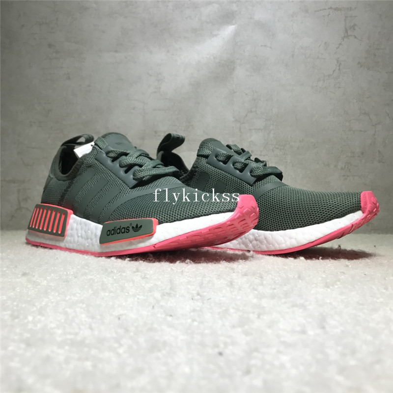 Real Boost Adidas NMD R1 Green